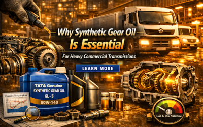 Why Synthetic Gear Oil Is Essential for Heavy Commercial Transmissions
